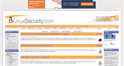 Desktop Screenshot of linuxsecurity.com