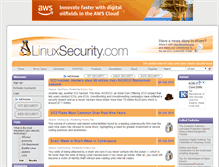 Tablet Screenshot of linuxsecurity.com